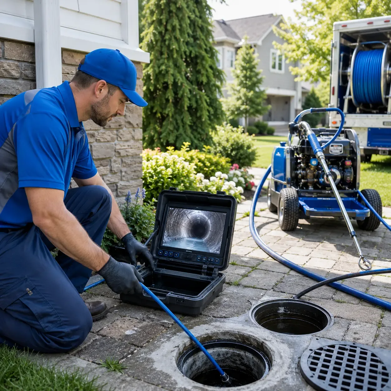 Outdoor drain cleaning professionals serving Monterey, IN